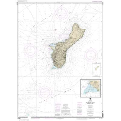 HISTORICAL NOAA Chart 81048: Mariana Islands Island of Guam Territory of Guam;Cocos Lagoon