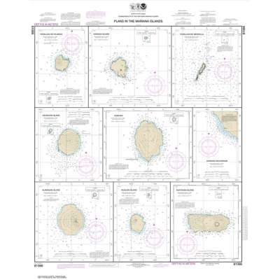 NOAA Chart 81086: Plans in the Mariana Islands