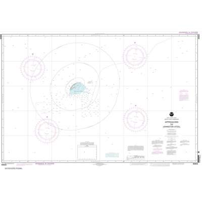 HISTORICAL NOAA Chart 83633: United States Possession Approaches to Johnston Atoll