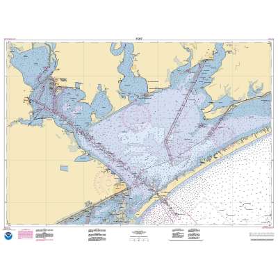 HISTORICAL NOAA Chart 11317: Matagorda Bay including Lavaca and Tres Palacios Bays; Port Lavaca; Continuation of Lavaca River; Continuation of Tres Palacios Bay