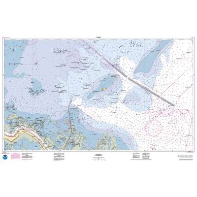 HISTORICAL NOAA Chart 11353: Baptiste Collette Bayou to Mississippi River Gulf Outlet;Baptiste Collette Bayou Extension