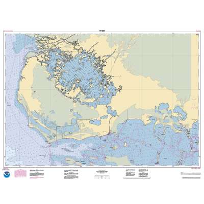 HISTORICAL NOAA Chart 11433: Everglades National Park Whitewater Bay