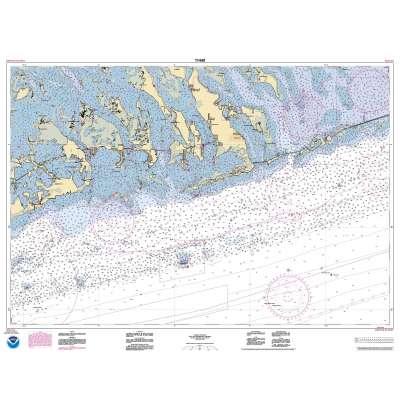 HISTORICAL NOAA Chart 11445: Intracoastal Waterway Bahia Honda Key to Sugarloaf Key