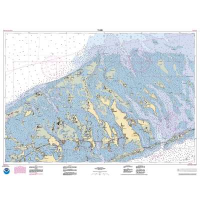 HISTORICAL NOAA Chart 11448: Intracoastal Waterway Big Spanish Channel to Johnston Key