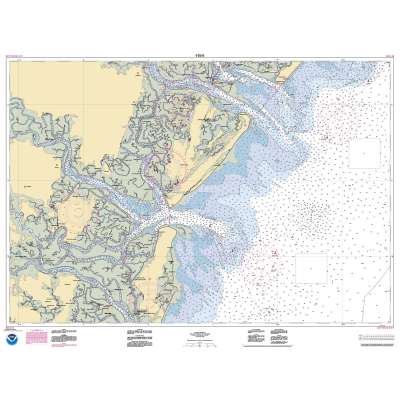 HISTORICAL NOAA Chart 11511: Ossabaw and St. Catherines Sounds