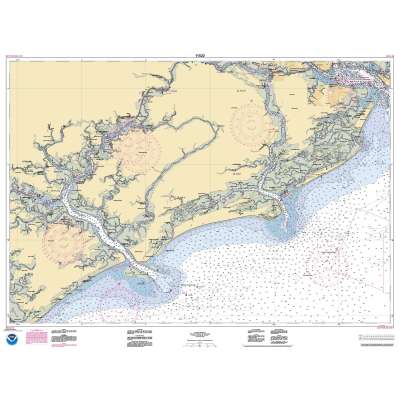 HISTORICAL NOAA Chart 11522: Stono and North Edisto Rivers