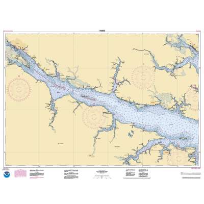 HISTORICAL NOAA Chart 11554: Pamlico River