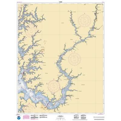 HISTORICAL NOAA Chart 12268: Choptank River Cambridge to Greensboro