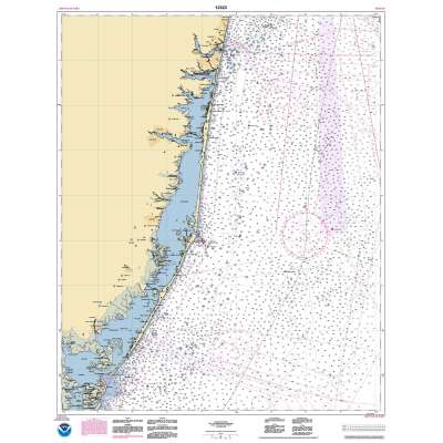 HISTORICAL NOAA Chart 12323: Sea Girt to Little Egg Inlet