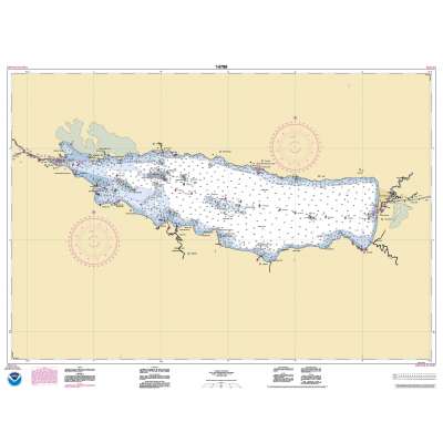 HISTORICAL NOAA Chart 14788: Oneida Lake - Lock 22 to Lock 23