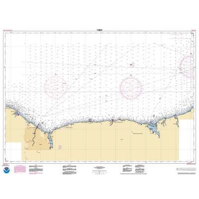 HISTORICAL NOAA Chart 14804: Port Bay to Long Pond;Port Bay Harbor;Irondequoit Bay