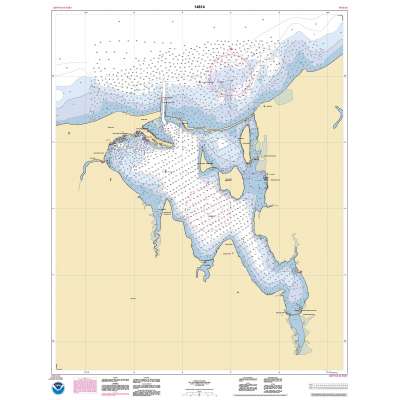 HISTORICAL NOAA Chart 14814: Sodus Bay