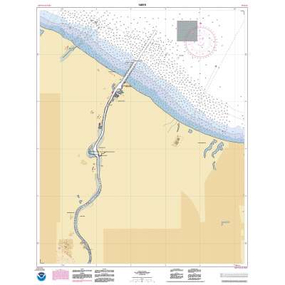 HISTORICAL NOAA Chart 14815: Rochester Harbor: including Genessee River to head of navigation