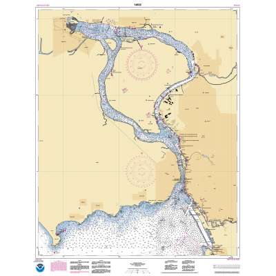 HISTORICAL NOAA Chart 14832: Niagara Falls to Buffalo