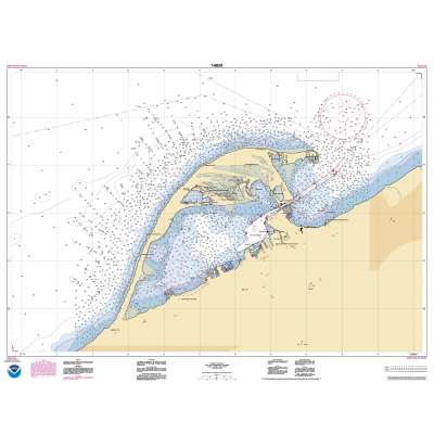 HISTORICAL NOAA Chart 14835: Erie Harbor