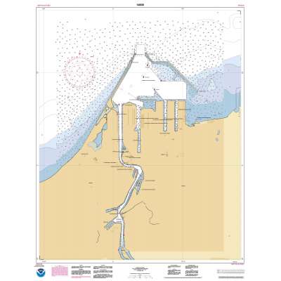 HISTORICAL NOAA Chart 14836: Ashtabula Harbor