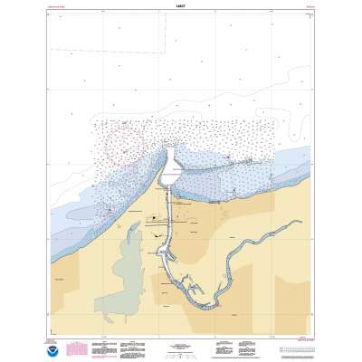 HISTORICAL NOAA Chart 14837: Fairport Harbor