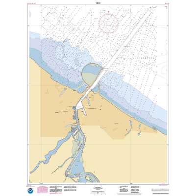 HISTORICAL NOAA Chart 14843: Huron Harbor