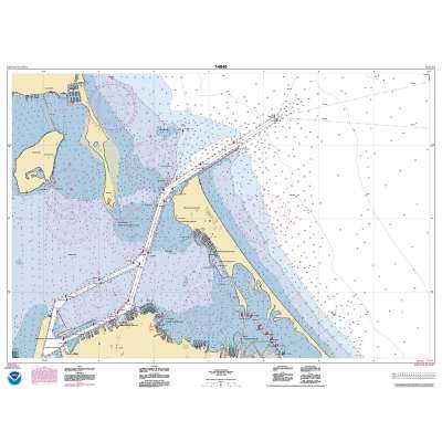 HISTORICAL NOAA Chart 14845: Sandusky Harbor