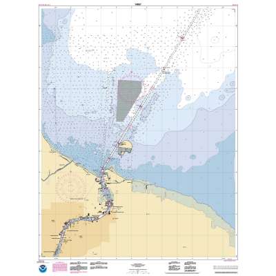 HISTORICAL NOAA Chart 14867: Saginaw River