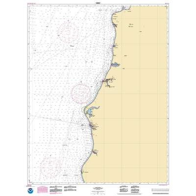 HISTORICAL NOAA Chart 14907: Stony Lake to Point Betsie;Pentwater;Arcadia;Frankfort