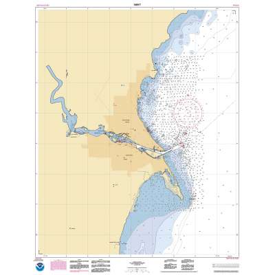 HISTORICAL NOAA Chart 14917: Menominee and Marinette Harbors