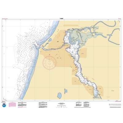 HISTORICAL NOAA Chart 14938: Manistee Harbor and Manistee Lake