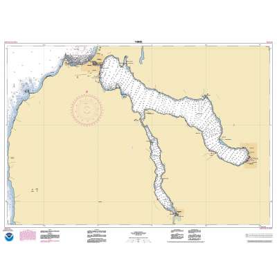 Great Lakes NOAA Charts :HISTORICAL NOAA Chart 14942: Lake Charlevoix;Charlevoix: South Point to Round Lake