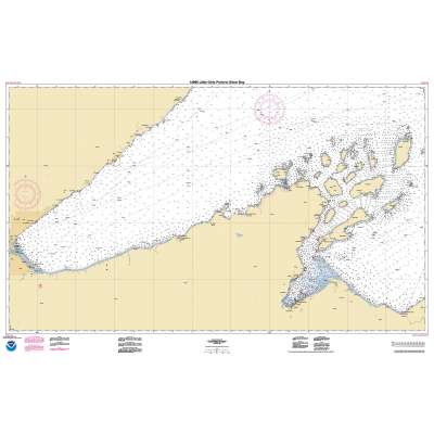 HISTORICAL NOAA Chart 14966: Little Girls Point to Silver Bay: including Duluth and Apostle Islands;Cornucopia Harbor;Port Wing Harbor;Knife River Harbor;Two Harbors