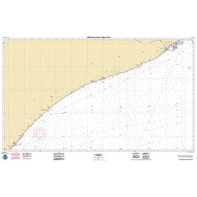 HISTORICAL NOAA Chart 14967: Beaver Bay to Pigeon Point;Silver Bay Harbor;Taconite Harbor;Grand Marais Harbor