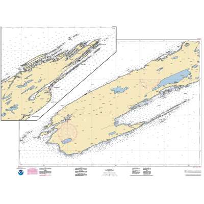HISTORICAL NOAA Chart 14976: Isle Royale