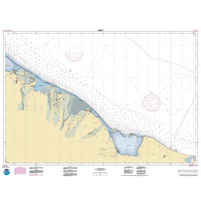 HISTORICAL NOAA Chart 16041: Demarcation Bay and approaches