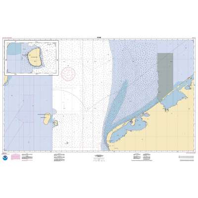 HISTORICAL NOAA Chart 16190: Bering Strait North;Little Diomede Island