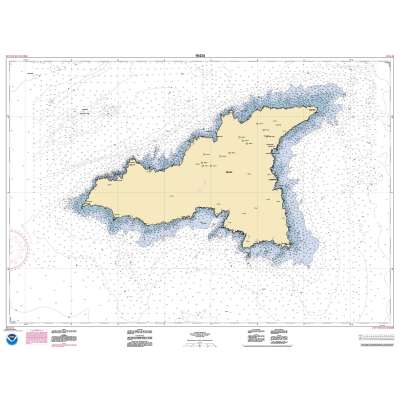 HISTORICAL NOAA Chart 16434: Agattu Island