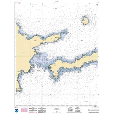 HISTORICAL NOAA Chart 16463: Kanaga Pass and approaches