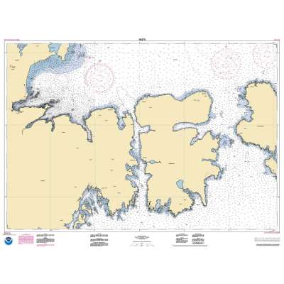 HISTORICAL NOAA Chart 16475: Kuluk Bay and approaches: including Little Tanaga and Kagalaska Strs.