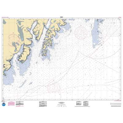 HISTORICAL NOAA Chart 16681: Seal Rocks to Gore Point
