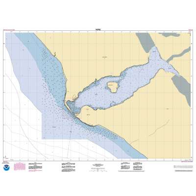 HISTORICAL NOAA Chart 16762: Lituya Bay;Lituya Bay Entrance
