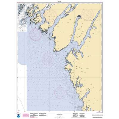 HISTORICAL NOAA Chart 17328: Snipe Bay to Crawfish Inlet:Baranof l.