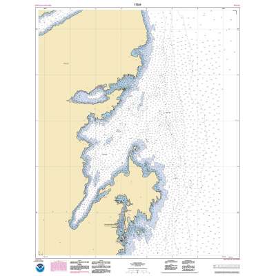 HISTORICAL NOAA Chart 17331: Chatham Strait Ports Alexander: Conclusion: and Armstrong