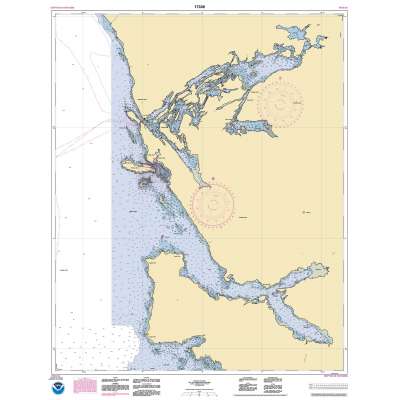 HISTORICAL NOAA Chart 17339: Hood Bay and Kootznahoo Inlet