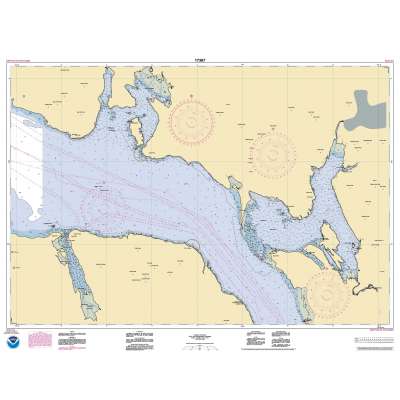HISTORICAL NOAA Chart 17367: Thomas: Farragut: and Portage Bays: Frederick Sound