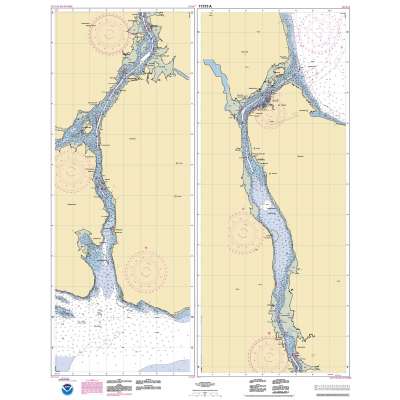 Alaska NOAA Charts :HISTORICAL NOAA Chart 17375: Wrangell Narrows;Petersburg Harbor