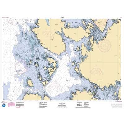 HISTORICAL NOAA Chart 17404: San Christoval Channel to Cape Lynch