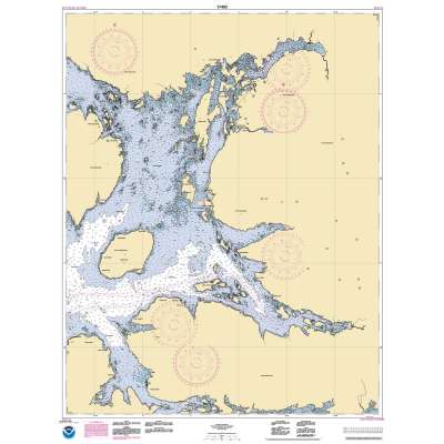 HISTORICAL NOAA Chart 17405: Ulloa Channel to San Christoval Channel;North Entrance: Big Salt Lake;Shelter Cove: Craig