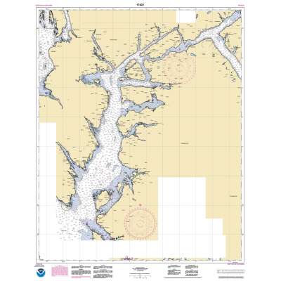 HISTORICAL NOAA Chart 17422: Behm Canal-western part;Yes Bay