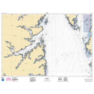 HISTORICAL NOAA Chart 17432: Clarence Strait and Moira Sound