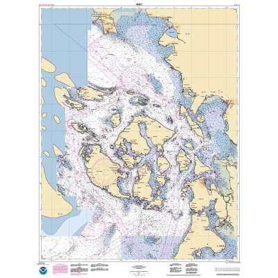 NOAA Chart 18421: Strait of Juan de Fuca to Strait of Georgia;Drayton Harbor