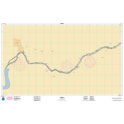 HISTORICAL NOAA Chart 18529: Willamette River Walnut Eddy To Newburg
