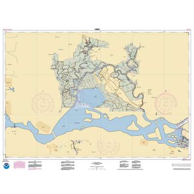 HISTORICAL NOAA Chart 18666: Suisun Bay Middle Ground to New York Slough